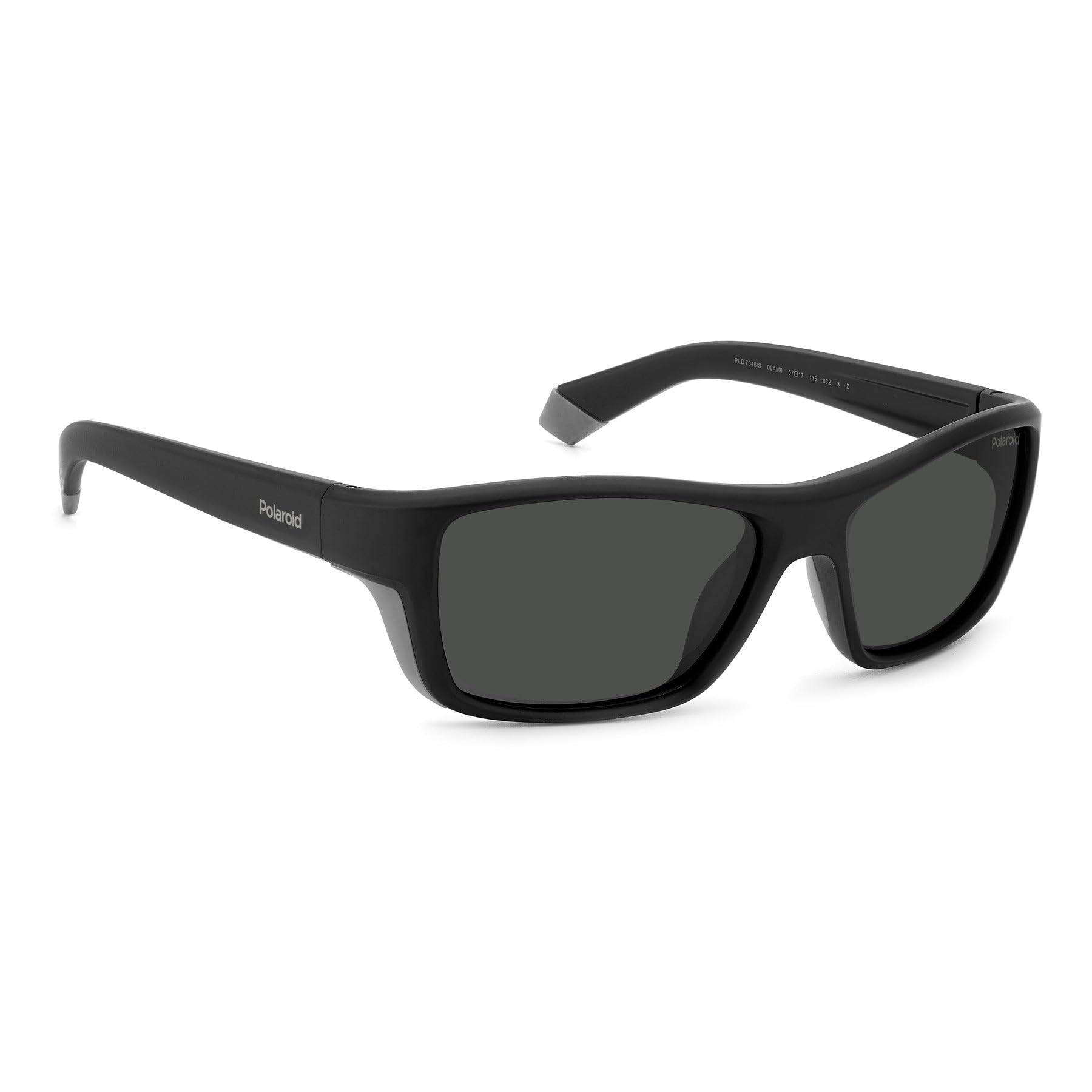 POLAROID SPORT Brille PLD 7046/S Größe 57-17 mm Schwarz Grau polarisiert