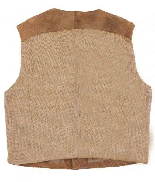 Mens Distressed Brown Leather Vest, Vintage Brown Leather Vest, Western Brown Leather Vest men2