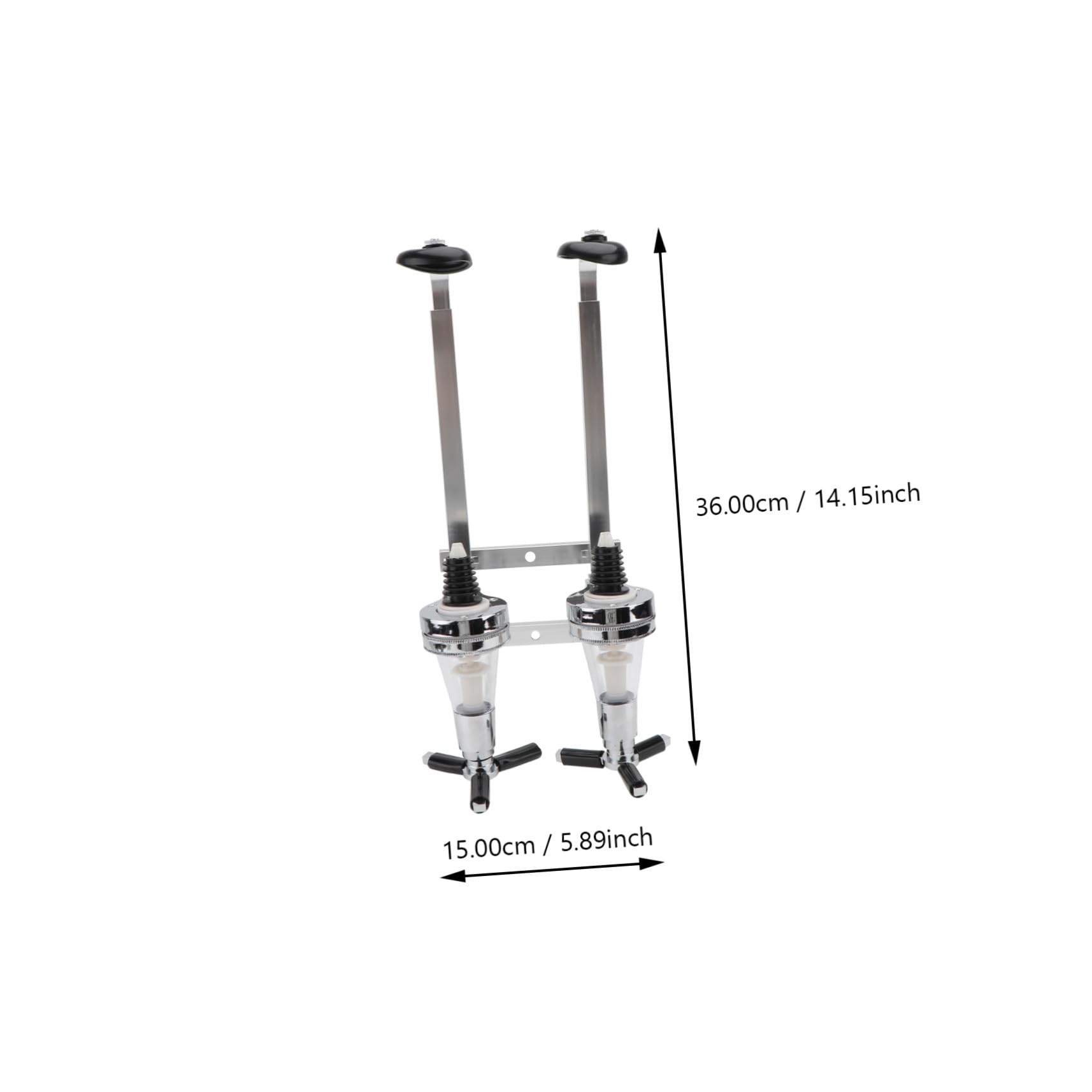 Mikinona Dispensador de Vino de Botellas Soporte de Pared para Bebidas Alcohólicas Dispensador Resorte para Cócteles
