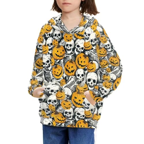Casual Pullover Hoodies For Boys Girls Halloween Christmas Long Sleeve Hooded Sweatshirt3
