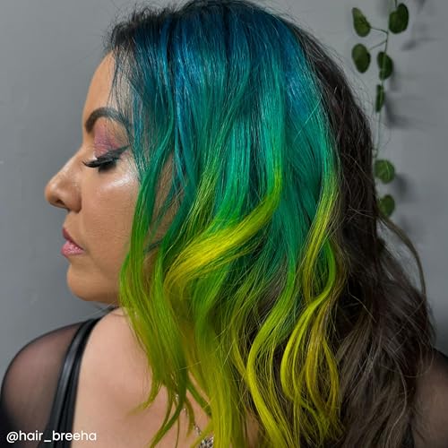 Image of ARCTIC FOX Semi-Permanent Hair Dye Iris Green - Vegan Ammonia Free - 2x8 oz
