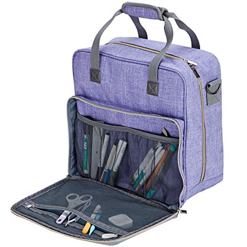 Homest Heat Press Machines Carrying Case, Compatible With 9 X 9 Inches Cricut Easy Press 2, Purple #TOP2