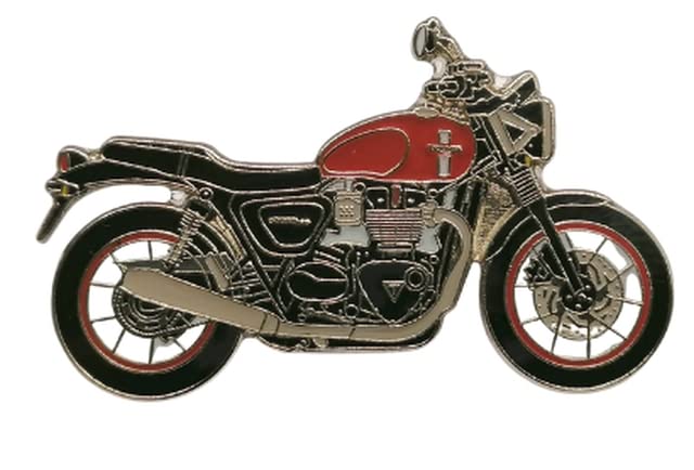 Triumph Scrambler Anstecknadel - Motorrad Pin Aus Metall Mit Soft-Emaille
