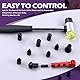 Swpeet 11Pcs Paintless Dent Repair Tool Kits, eine Delle Gummihammer, EIN Metall Tap Down Stift mit 9 verschiedenen geformten Köpfen Tipps, Delle Entfernung Tap Down Tools für Autos Delle Reparatur