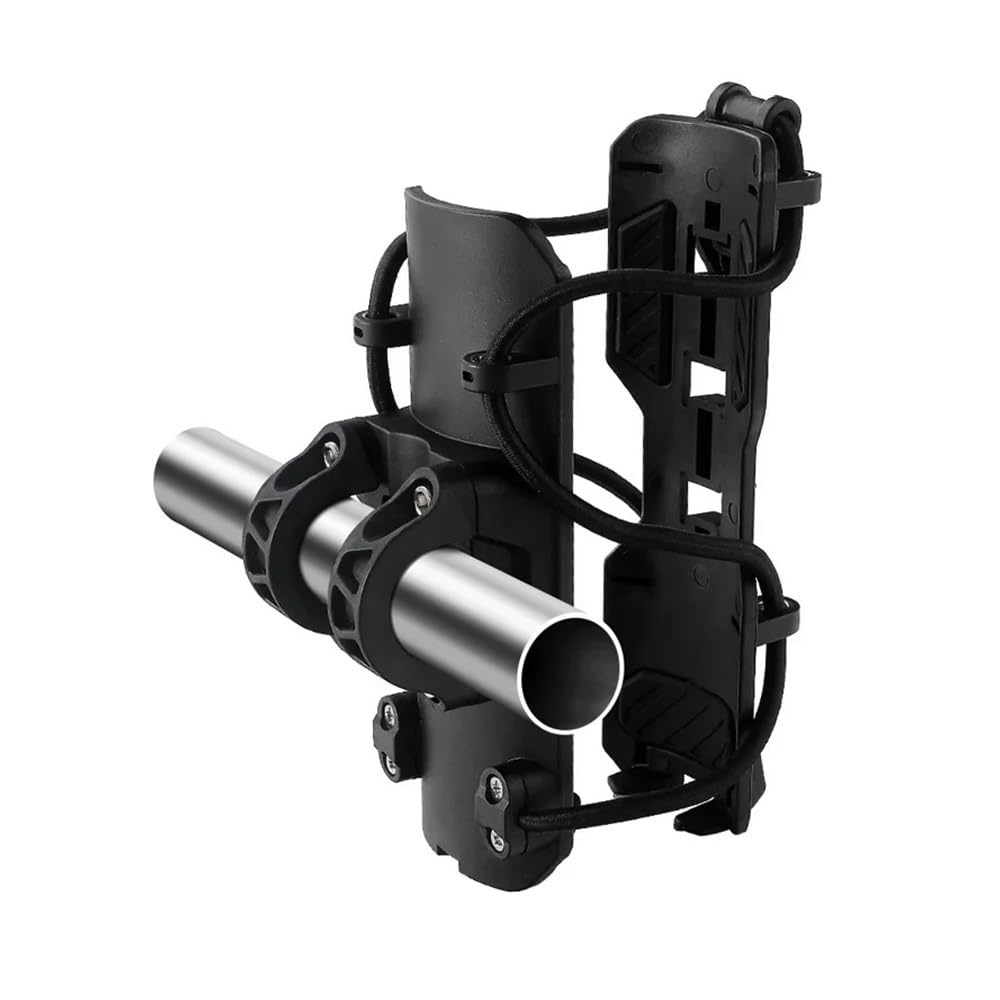 Becherhalter Motorrad 1 Stücke Universal Motorrad Getränkehalter 25mm Schutzstoßstange Wasserflaschenhalter 360 ° Drehung Erweiterbares Design Moto Zubehör