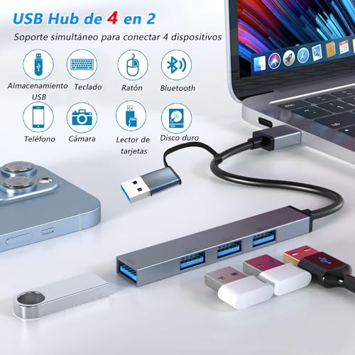 Consejos y reviews para comprar Contacto multiple usb comprados en linea. 5 Imagen adicional