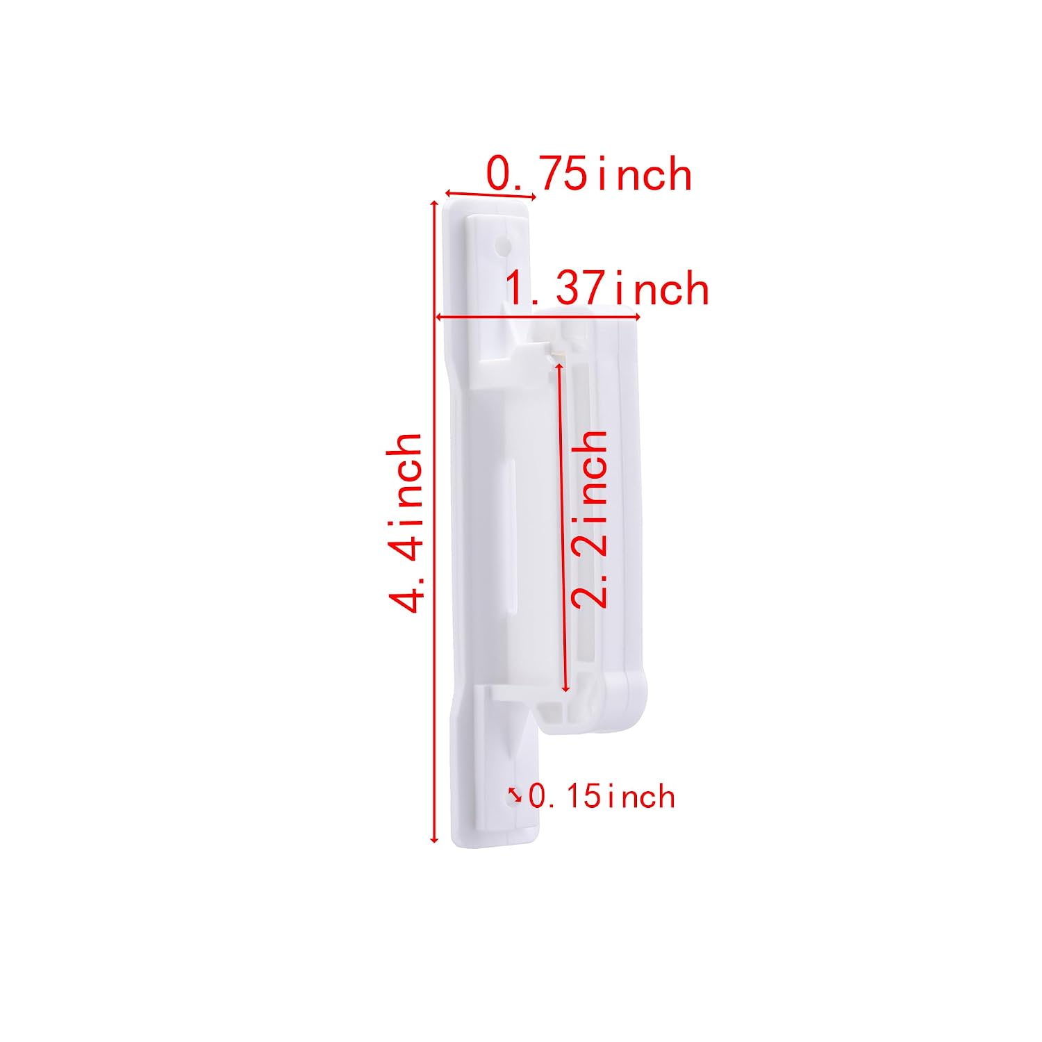 Electric Fence Insulator Clip Tape Insulator, Electric Fence Wood Post Tape Insulator Holding Insulator, Fencing Accessories (Included Screws) (White, 50)