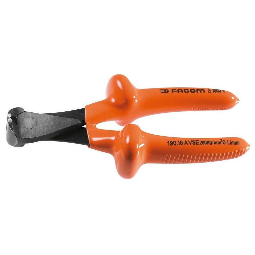 190,16AVSE Facom-Pinza Taglio Frontale, Isolato 1000 V Serie Vse Per Filo Rigido Serie Vse 165 Mm - 4