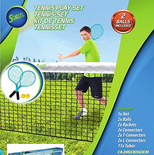 Tennisnetz Set von Philips Scatch – Komplettes Set mit Schlägern und Zubehör