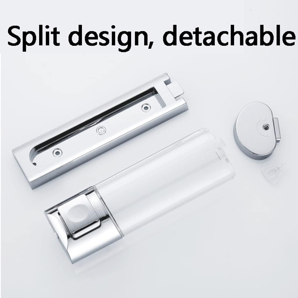 Dispenser di Sapone Liquido Ricaricabile per Cucina, Montaggio a Parete, in plastica, con Pompa