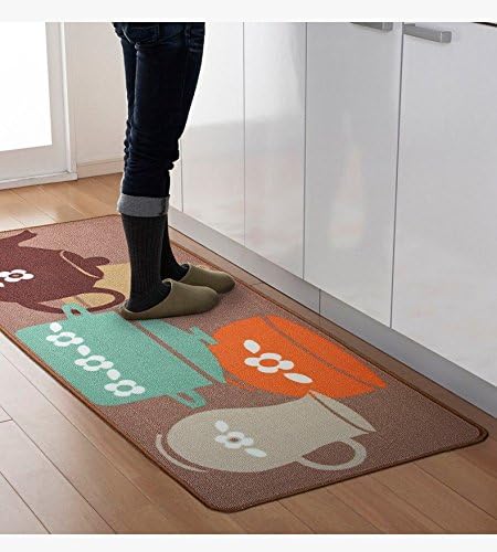 YOMIMAX Designer Teapot Print Area Rug Unique Room Floor Mats Modern Bedroom Living Room Kitchen Non-Slip Rugs