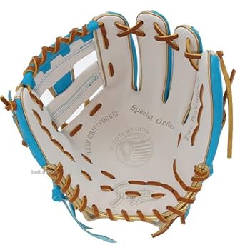 す*み様 久保田スラッガー軟式グローブ内野手用　AR4 黒/水色/グレー す*み様 久保田スラッガー軟式グローブ内野手用 AR4 黒/水色