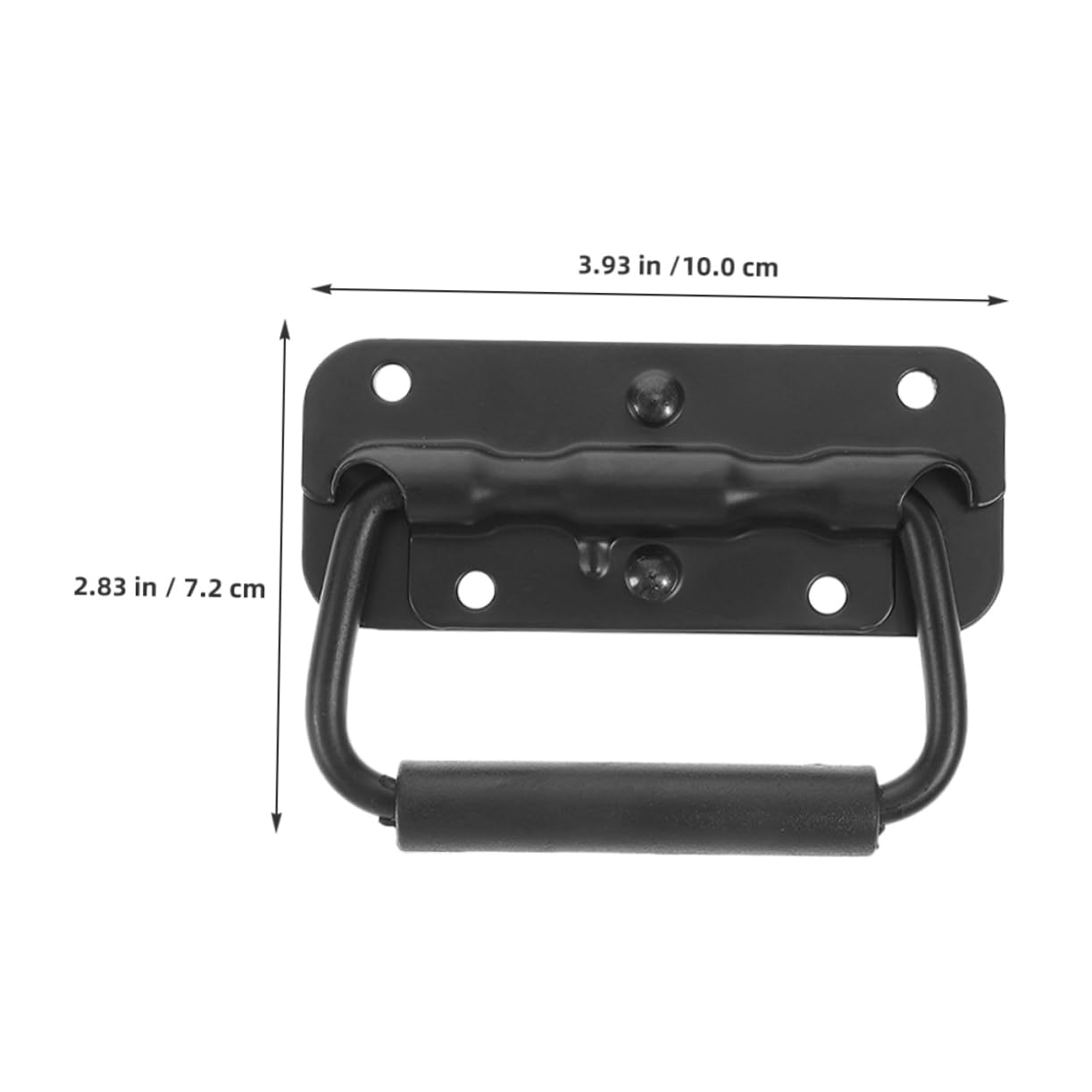 HEALLILY 2pcs Industrial Grade Spring Handles Sturdy Iron Material for Door Push Plates Easy to Use