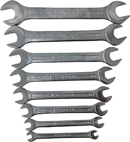 DEXTER - 8 Flachschlüssel aus Chrom-Vanadium von 6 bis 22 mm 1 DEXTER - 8 Flachschlüssel aus Chrom-Vanadium von 6 bis 22 mm