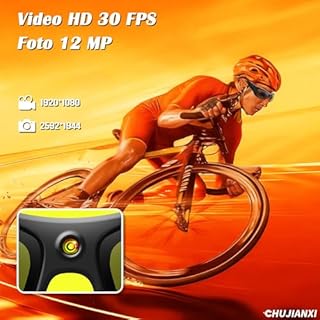 Chujianxi Occhiali con Telecamera HD 1080P,Intelligenti Occhiali Smart con Bluetooth,Portatile Occhiali da Sole Sport Telecamera Nascosta,Mini Videocamera per Riprodurre Musica,Scattare Foto e Video