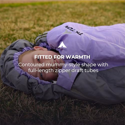 Image of Teton 20F and 5F Degree Sleeping Bag; Lightweight, Warm Weather Mummy Sleeping Bags for Adults and Kids, Camping, Backpacking, Hiking