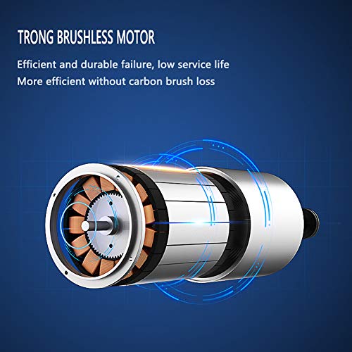 QHYXT Akku-Bohrhammer, bürstenloser Motor, Schlagbohrmaschine mit DREI Funktionen, einstellbare Geschwindigkeit… – Bild 5