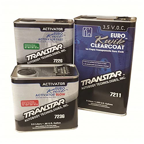 TRANSTAR 7214 Euro Kwik Clear Coat - 1 Quart