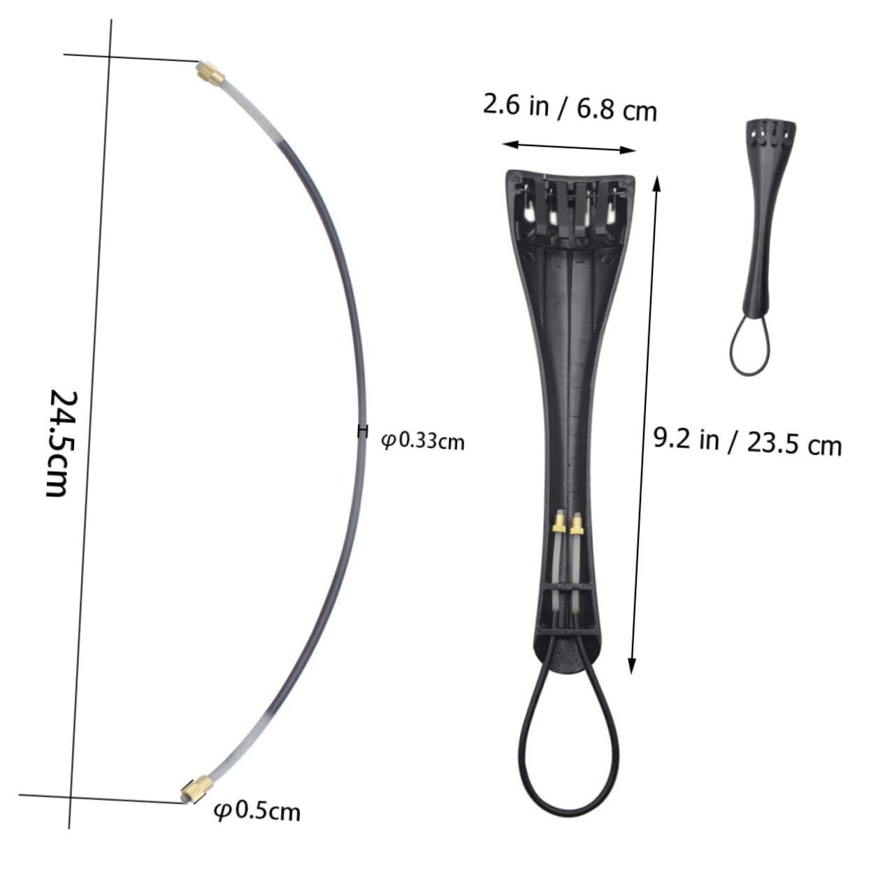 BESTonZON 5 Set Di Ricambio Per Violoncello Ponte Cordiera Di Ricambio Per Violoncello Cordiera Per Resistente Accessorio Dello Strumento Parti Di