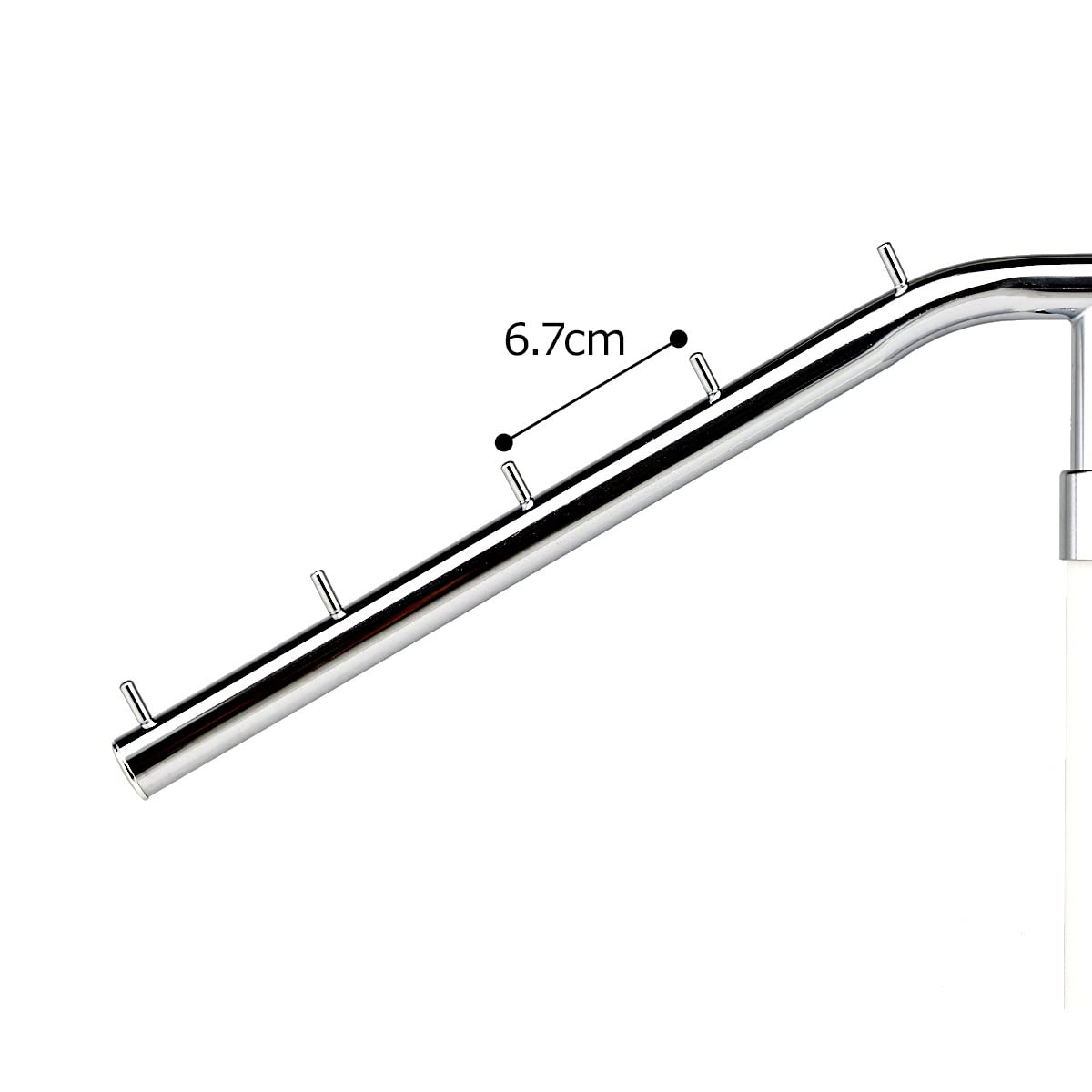 Amazon｜傾斜 ハンガーラック 白 耐荷重／5kg 【 ハンガーラック 業務