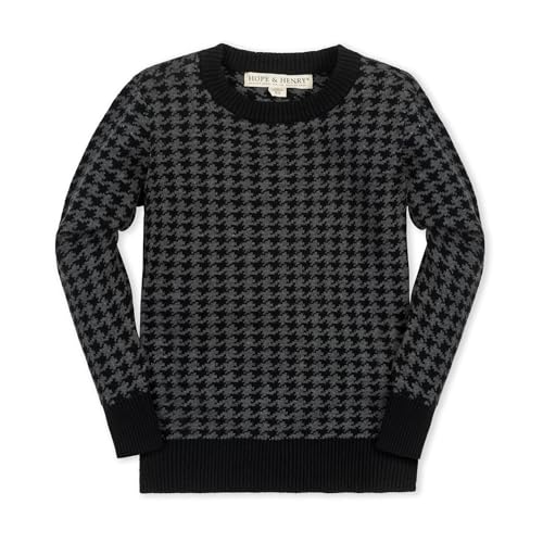Image of Hope & Henry Boys' Long Sleeve Crew Neck Pullover Sweater