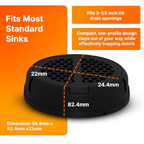 Colador Pop Up para Fregadero 2 en 1 Negro 22mm miniatura 4