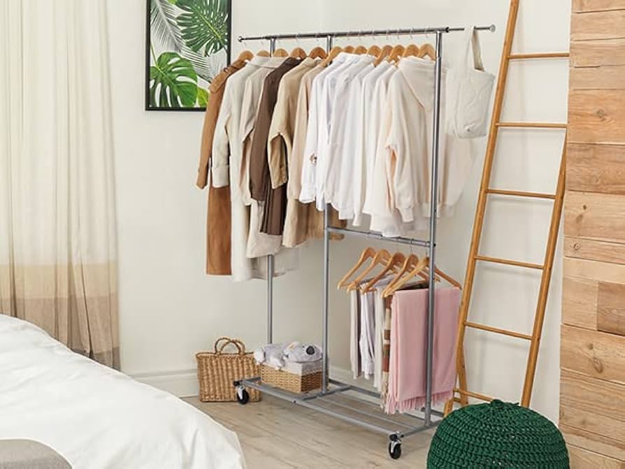 洋服ラック　ハンガーラック パイプハンガーラック 耐荷重150KG 業務用 Amazon｜HOKEEPER ハンガーラック パイプハンガーラック 耐荷重