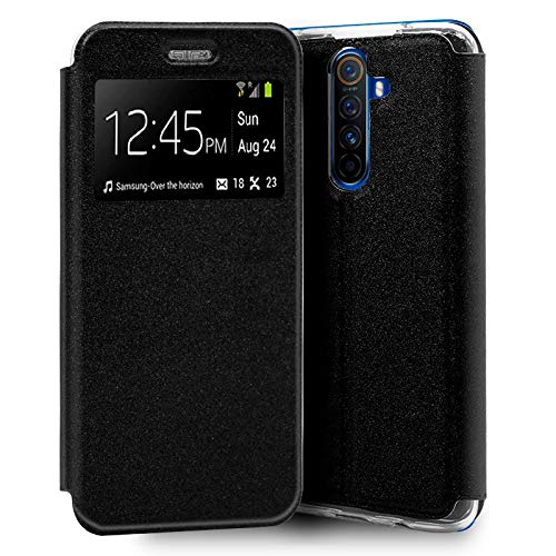 Cool Flip Cover for Realme X2 Pro Canvas Black