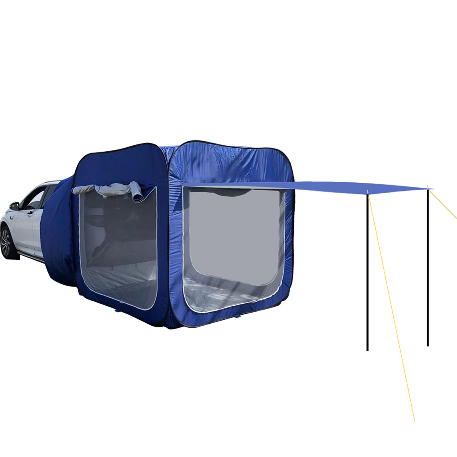 Tienda de Campaña para Coche, Toldo Caravana Coche Furgoneta Camper de Furgoneta, Coche, Camping, SUV, Tienda de Campaña for Maletero, 3-4 Personas, Universal, Impermeable