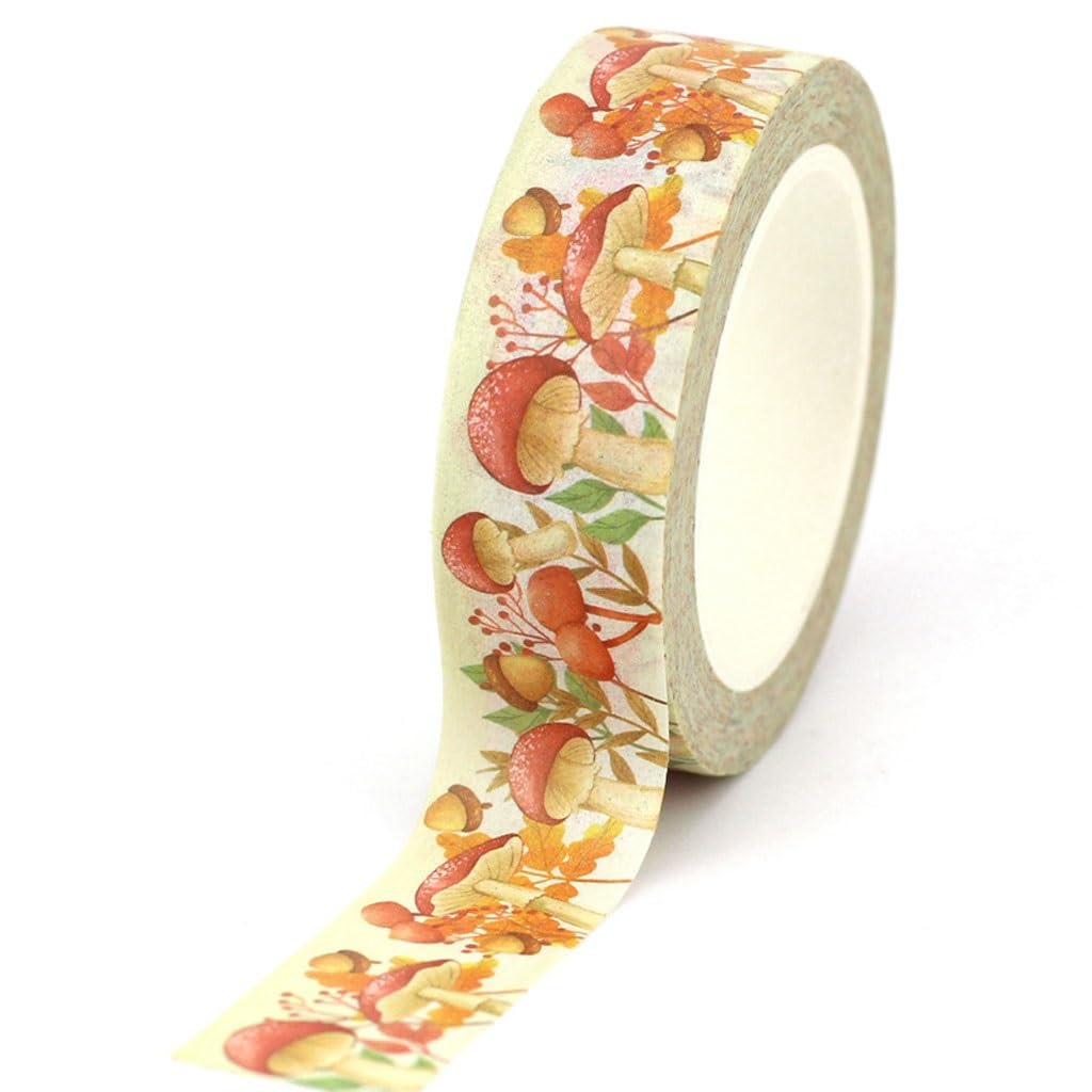 10pcs/Lot Decorative Cute Mushroom Masking Paper Washi Tape Set for Scrapbooking