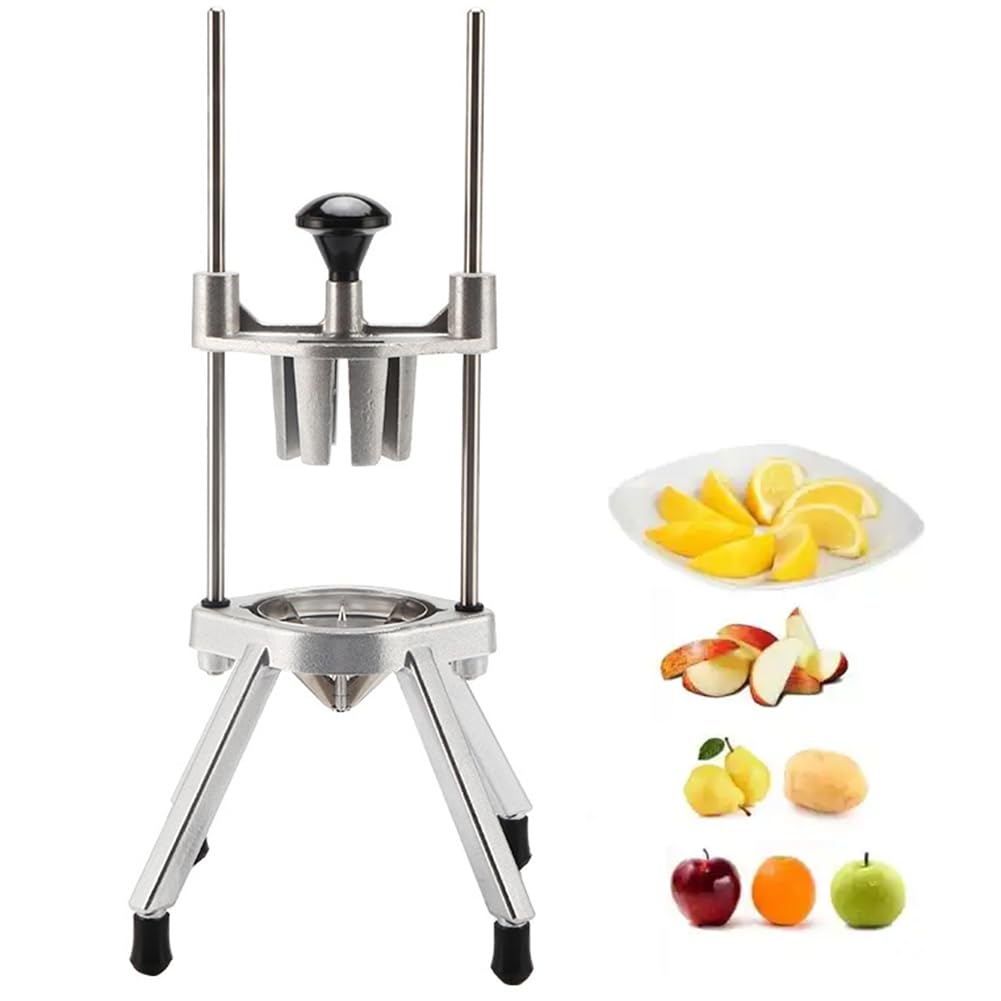 GYKOZY Lemon and Lime Wedge Slicer - Commercial Grade Vegetable and Fruit Cutters Tool for Kitchen Use 12 Servings