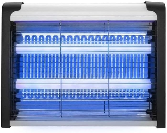 Siyah 6 Watt 2000 Volt İki LED'li Elektrikli Sinek ve Haşere Öldürücü