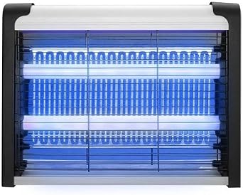 Black 6 Watt 2000 Volt Two LED Electric Fly and Pest Killer