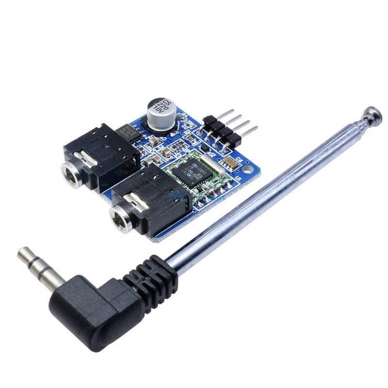 Miniatura 2 de 1 Unidades TEA5767 FM Módulo de Radio Estéreo para Arduino 76-108MHZ con Antena de Cable Gratis Kit DIY Módulo Electrónico