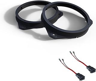 Audioproject A319-10 Car Radio Speaker Rings Compatible with Opel Astra H Corsa D E Signum Vectra Ford KA Alfa Romeo Mito Fiat 500 Punto Ducato Peugeot Boxer 165 mm Speaker Brackets