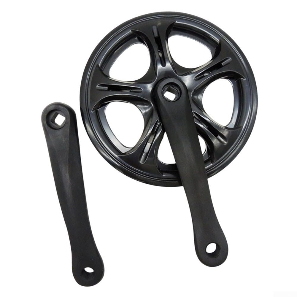 Plato de 48 dientes con bielas de 170 mm para bicicletas plegables, agujero cuadrado