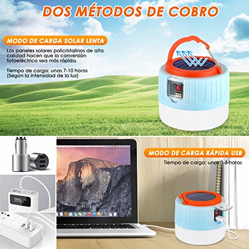 Lámpara de mano solar Marca Uplayteck (3)