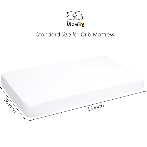 Miniatura 6 de UOMNY Sábana bajera para cuna, color gris, para colchones estándar de cuna y niños pequeños, sábana de bebé, sábana para colchón de cuna para niños