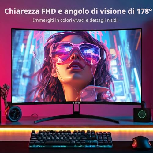 Z-Edge Monitor Gaming Curvo 32'' 240 Hz - Monitor - Immagine 5