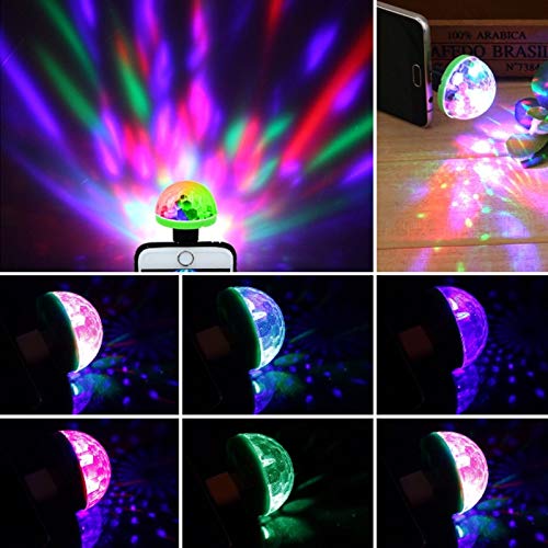 Mini USB Disco Light - Plug with Apple Adapter