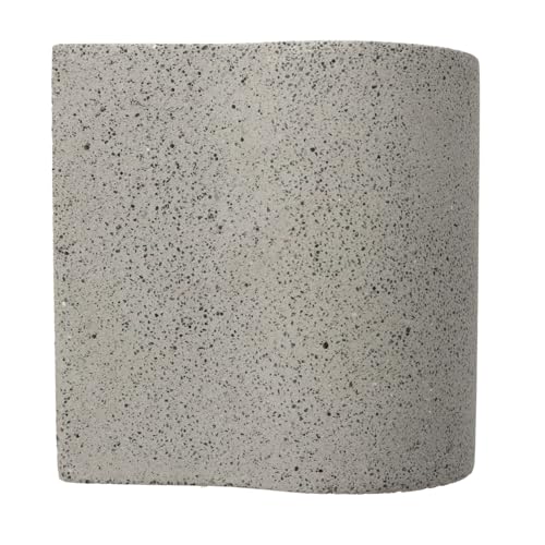 Haofy Aplique de Pared LED 3W 270LM Blanco Cálido 3000K Construcción de Piedra Caliza de Cemento para Superficies de Paredes Exteriores, Estilo Industrial Vintage, Uso en Pasillo de Bar de