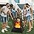 Large Fire Pit Steel Wood Burning Outdoor Fireplace Tower 44" High Big Patio Firepits with Mesh Screen Cover, for Backyard, Garden, Beach, Camping