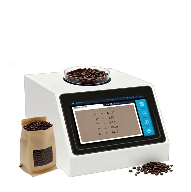 Coffee Colorimeter Ultra-largeaperture Coffee Colorimeter with 50mm Aperture Observation Light Source D65 Color Space CIE LAB SCAA Value, HCCI Index, Roasting Degree USB Data Interface