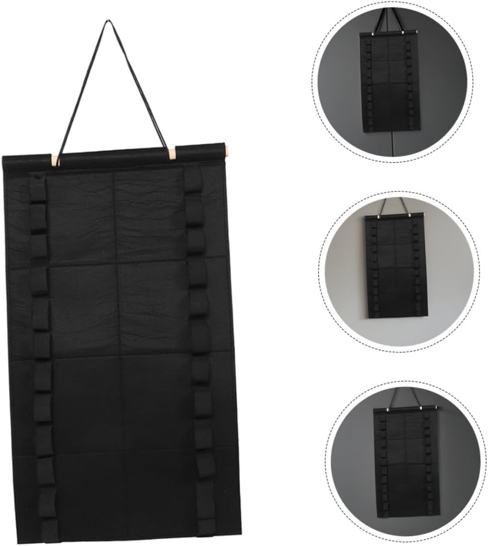 WOONEKY 2pcs Martial Arts Belt Display Rack Taekwondo Judo Karate Belt Holder Wall-Mounted Felt Organizer Storage Martial Arts Students