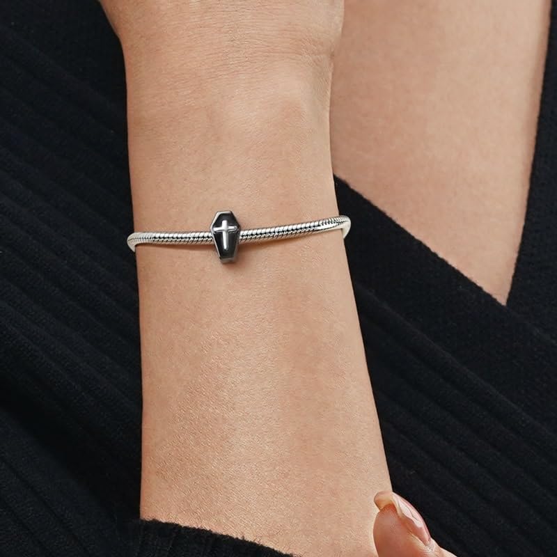 Image of GNOCE Halloween Charm Bracelet Fit Pandora Beads for Women Gift