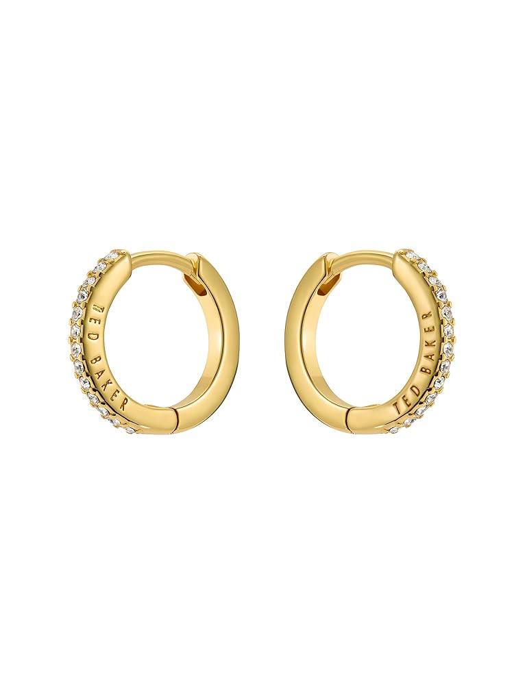 【TED BAKER】Heplie Crystal Huggie フープピアス Amazon.com: Ted Baker London Heplie Crystal Hoop Earrings