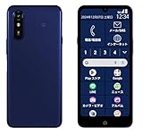 【正規代理店】らくらくスマートフォン Lite MR01 (ディープブルー) 約6.1インチ大画面 健康管理 FeliCa対応 指紋・顔認証 耐衝撃 防水・防塵