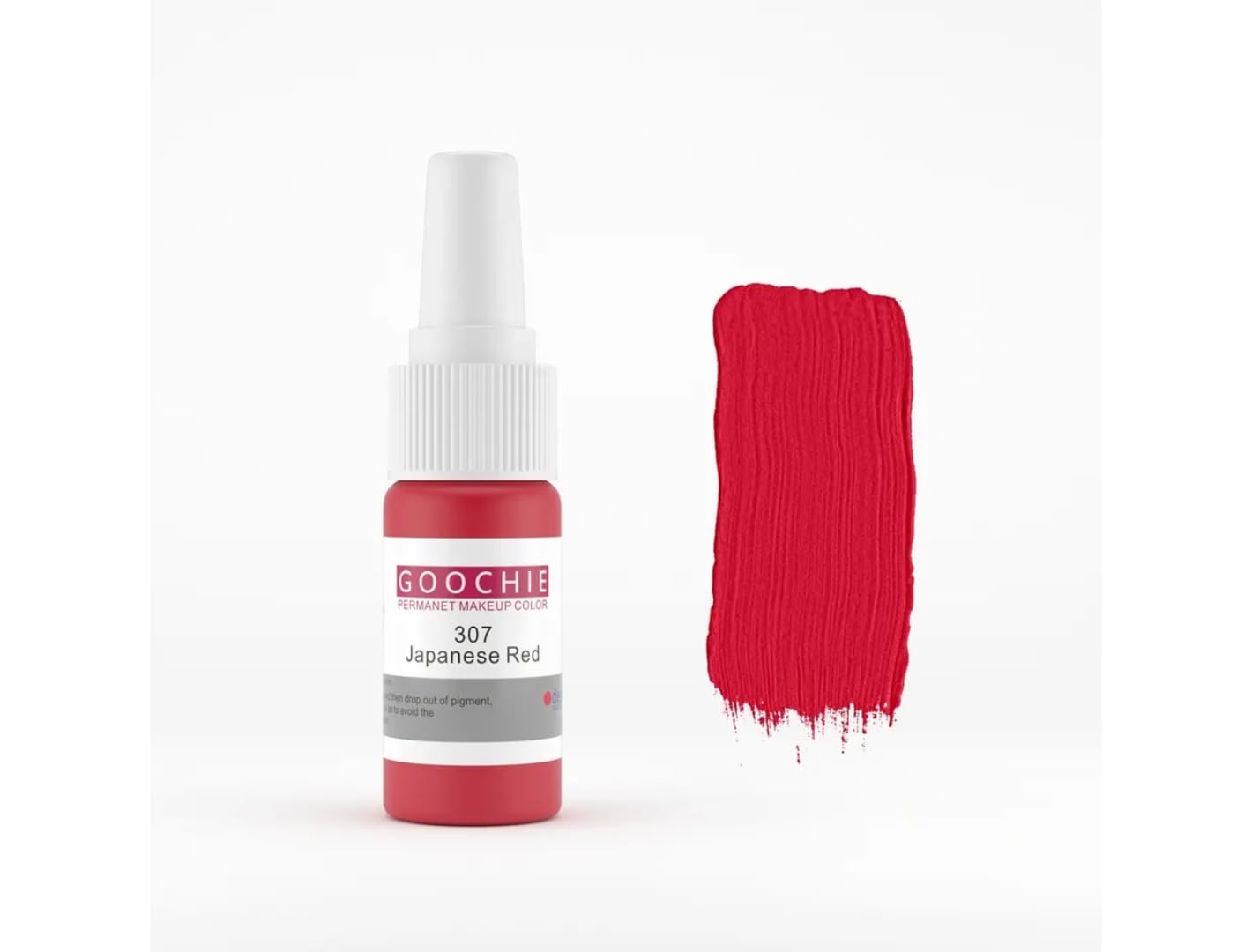 Goochie Japanese Red EU Standard Micro Pigment Cosmetic Tattoo Ink | Permanent Makeup Lip Color Pigment Micropigmentation 15ml - 307