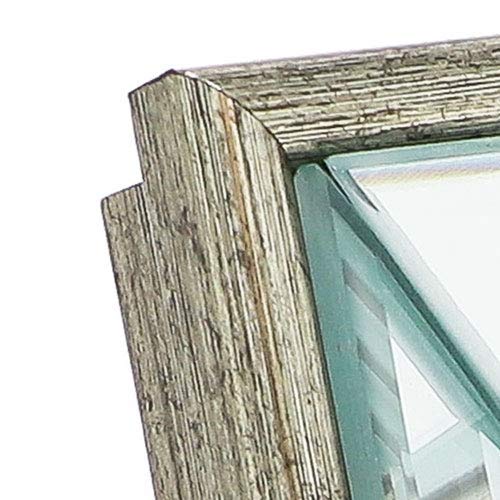 Isaac Jacobs 4x4 Gold Beveled Mirror Picture Frame wDeep Slanted Angle | Classic Mirrored Frame with Deep Slanted Angle Made for Tabletop Photo Gallery and Wall Art 4x4 Gold product thumbnail 10