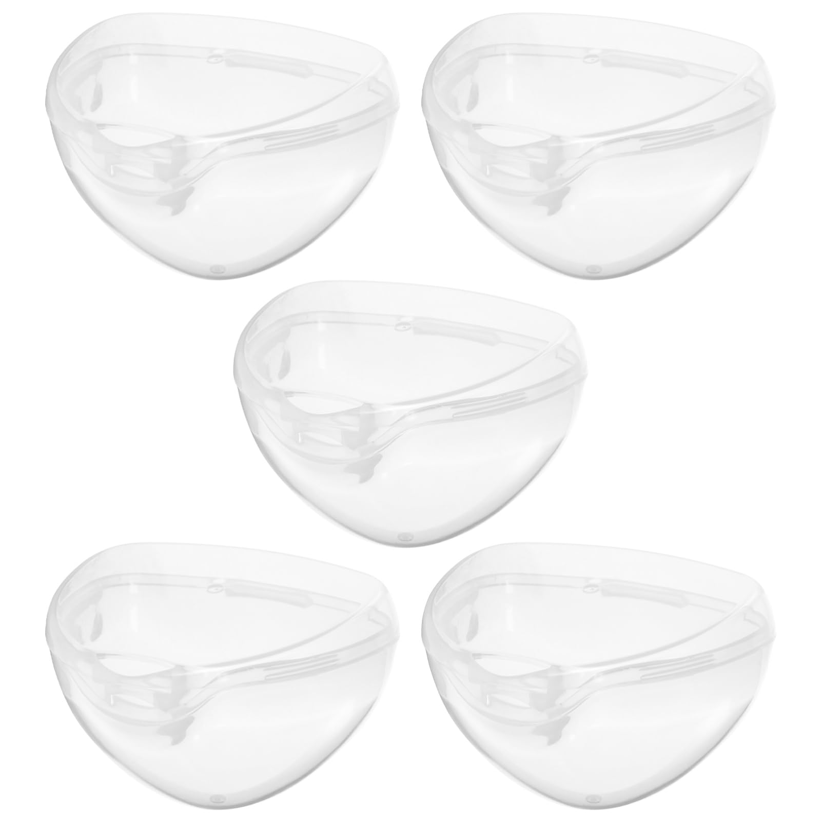 BESTonZON 5pcs Baby Safe Pacifier Storage Box Portable Durable Case for Pacifiers